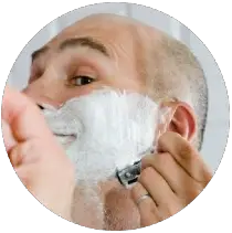 shave face